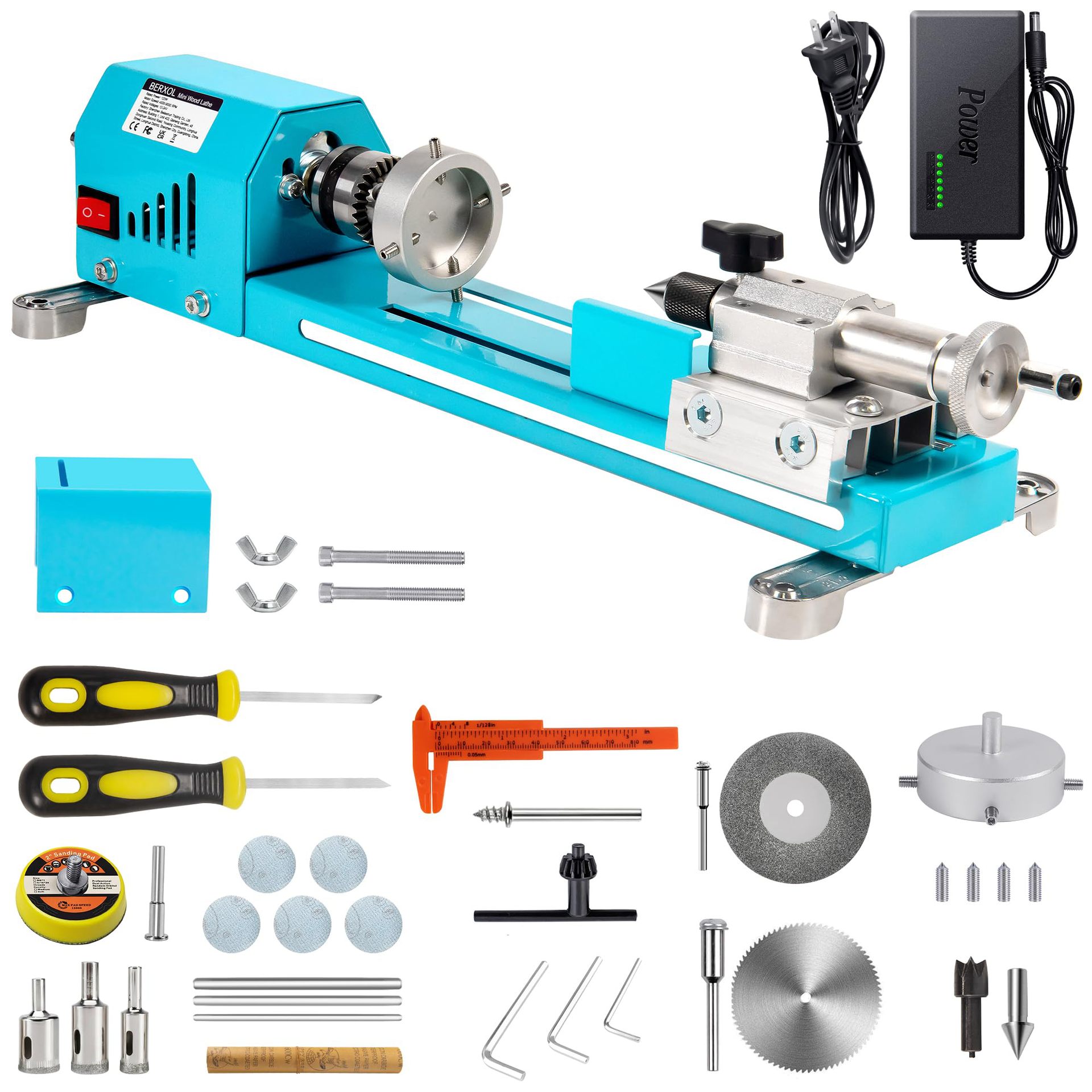 Brake Drum Lathe - Nieuwe elektrische mini-draaibank voor hout -