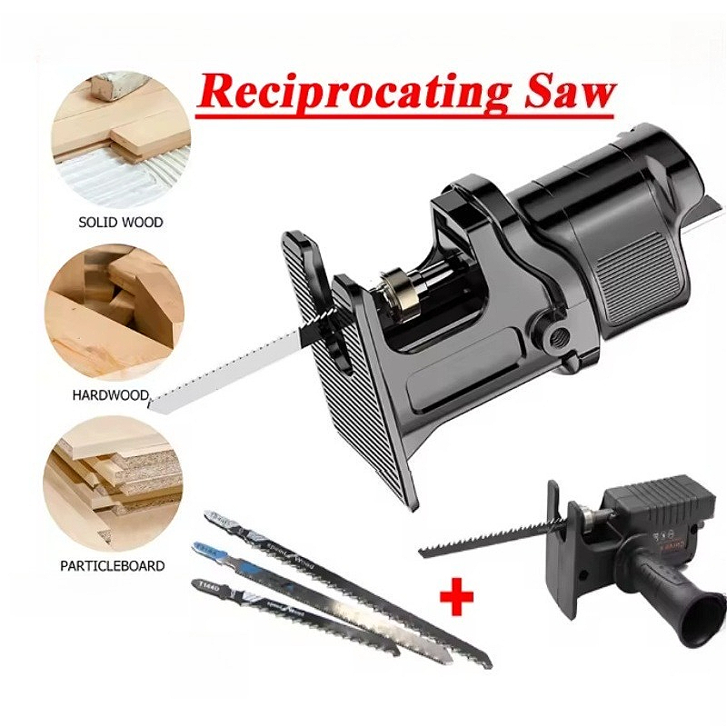 Metal Saw Reciprocating - Reciprozaagadapter Elektrische boormachine naar elektrische zaag