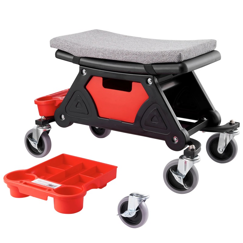 Garage Creeper Roller - Rolbare monteursstoel 300 LBS met wielen,