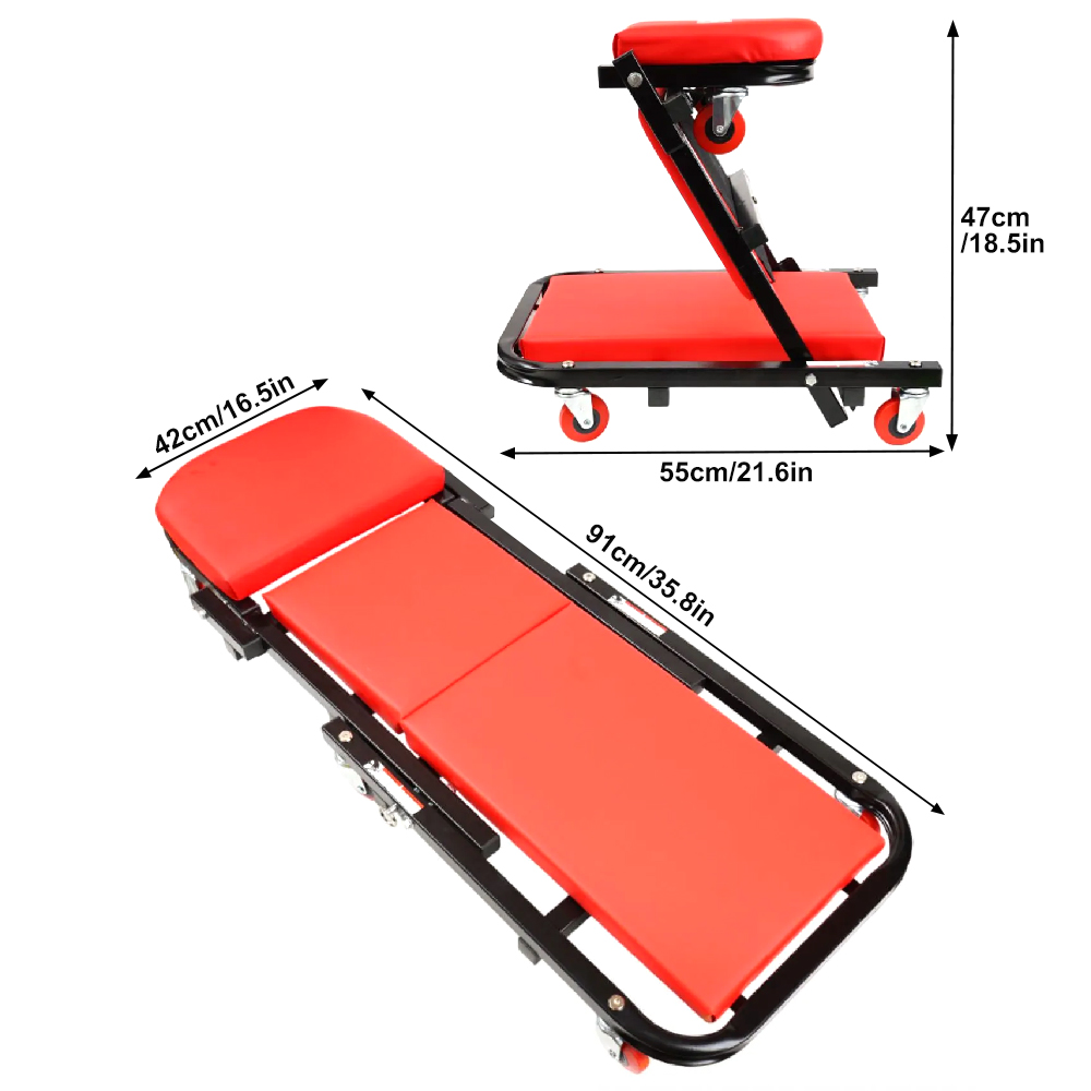 Mechanic Creeper 36-inch 2-in- - Garage Creeper Roller recensie en prijs