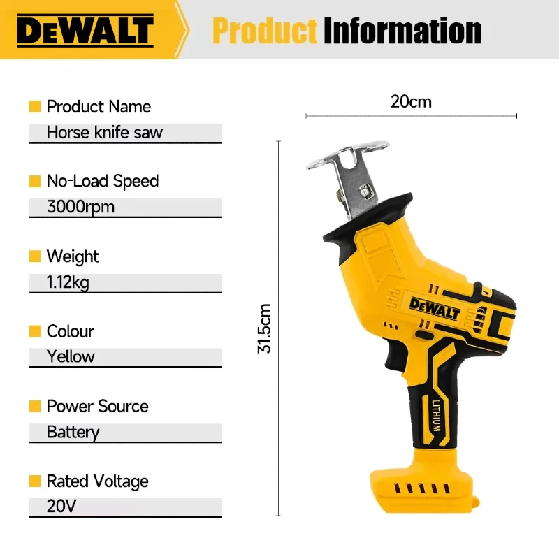 Dewalt Borstelloze reciprozaag - Metal Saw Reciprocating recensie en prijs