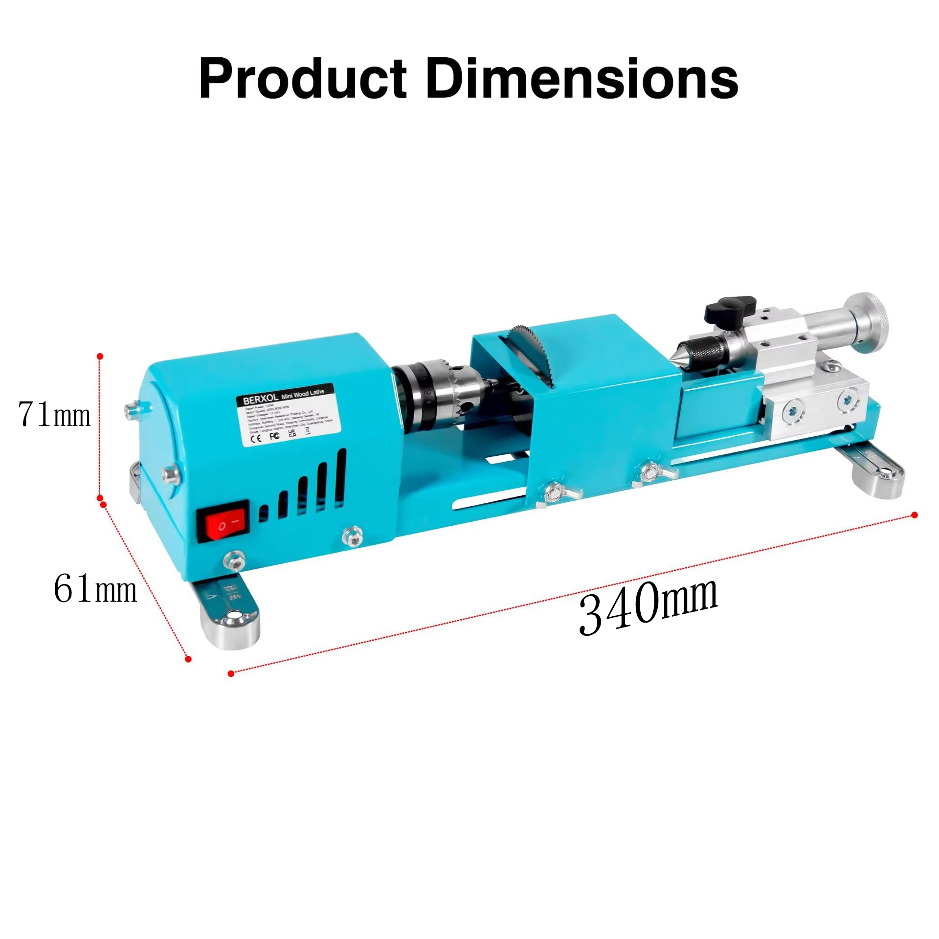 Nieuwe elektrische mini-draaib - Brake Drum Lathe recensie en prijs
