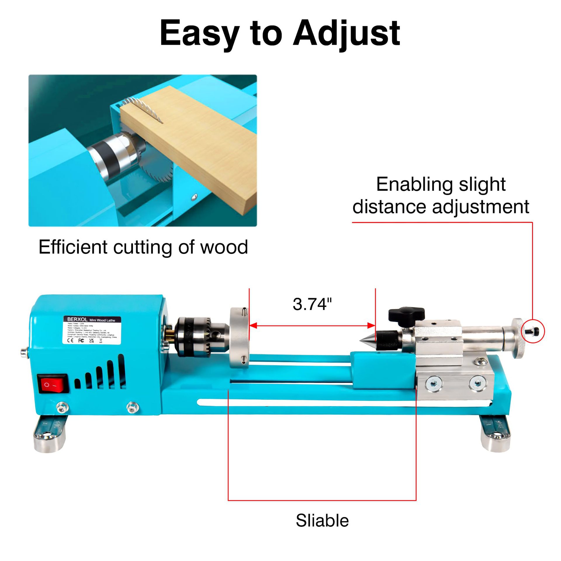 Nieuwe elektrische mini-draaib - Brake Drum Lathe recensie en prijs