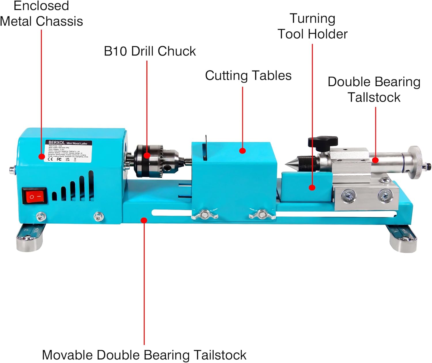 Nieuwe elektrische mini-draaib - Brake Drum Lathe recensie en prijs