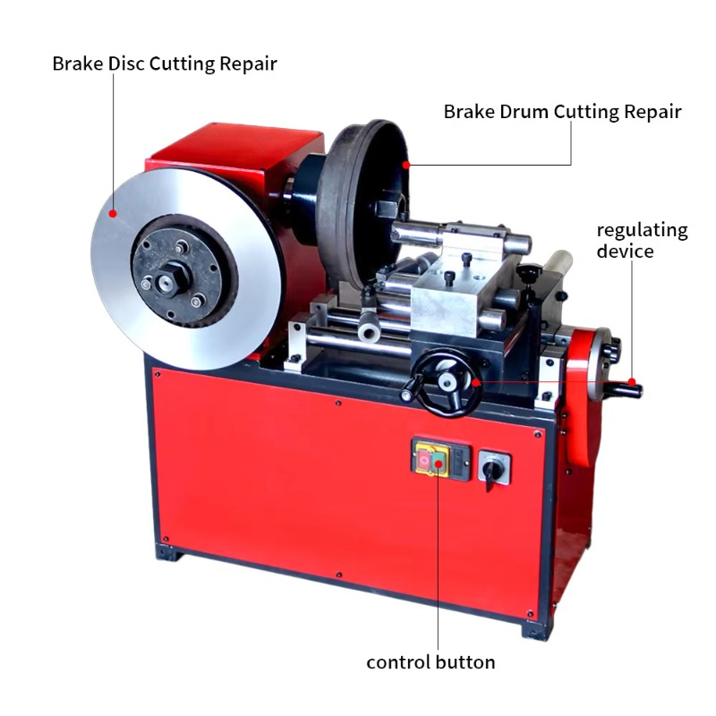 CE-gecertificeerde remmenfrees - Brake Drum Lathe recensie en prijs