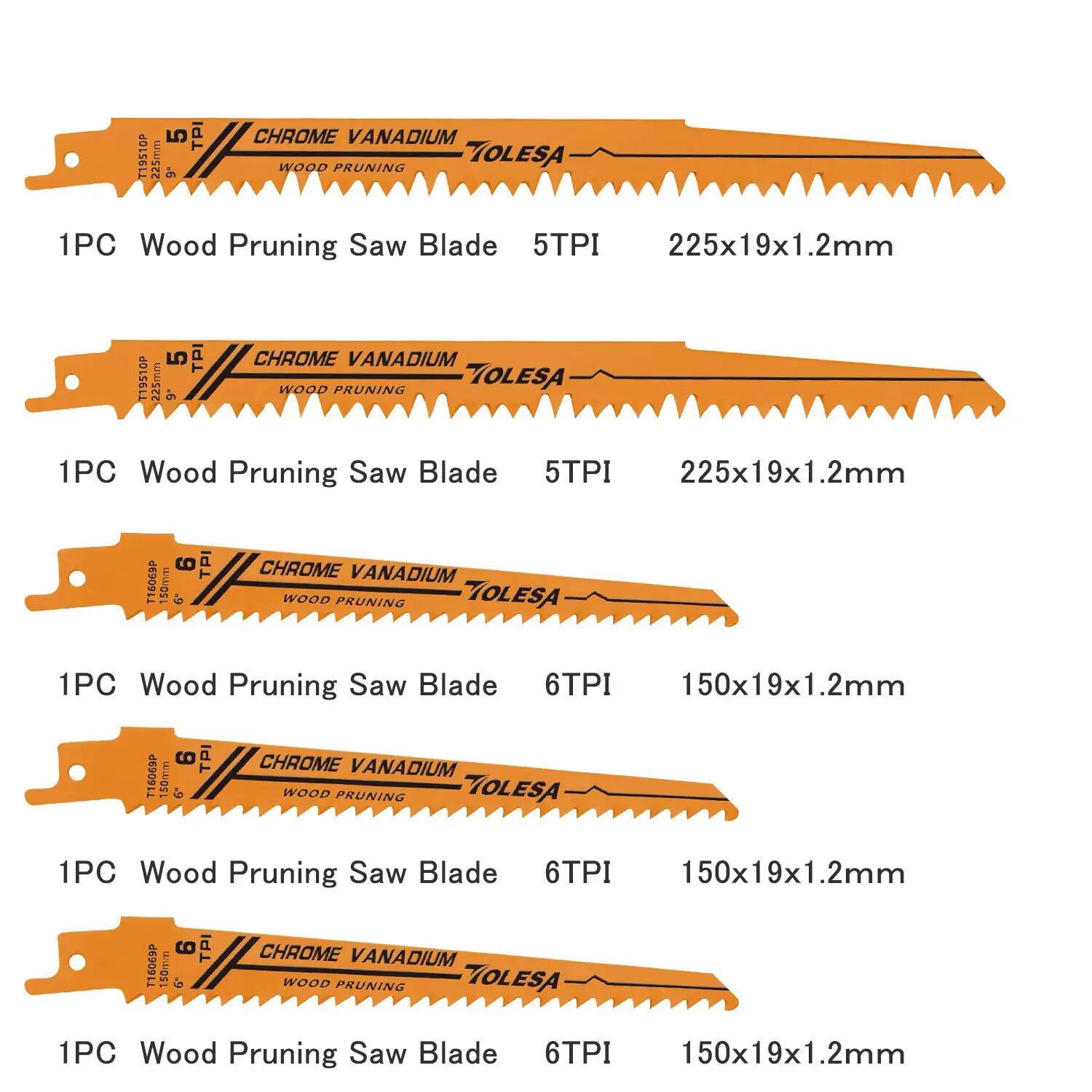TOLESA 10 STKS Vergeldende Bim - Metal Saw Reciprocating recensie en prijs